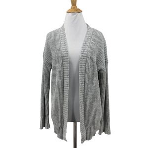 American Eagle Cardigan Womens XS Extra Small Gray Knit Long Sleeve Open Front